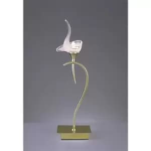 Table Lamp Viena 1 Bulb G9, polished brass