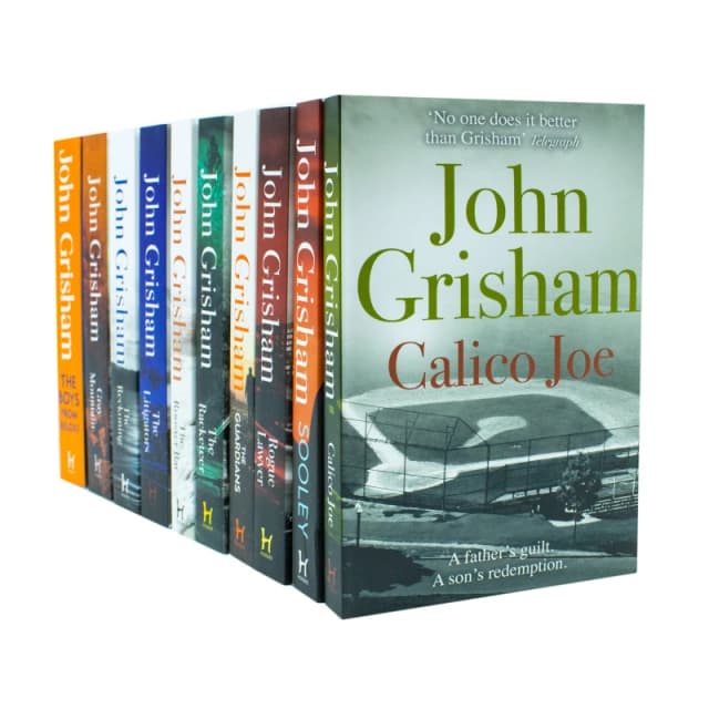 John Grisham 10 Book Collection The Boys From Biloxi The Reckoning The Litigators John Grisham Books