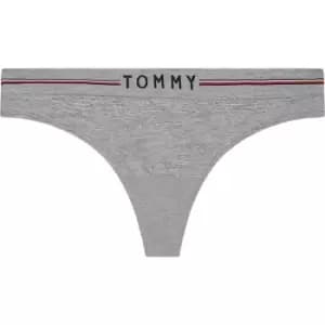 Tommy Hilfiger Seamless Thong - Grey
