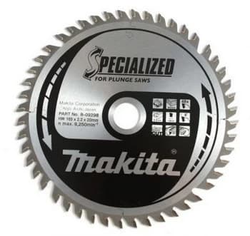 Makita SPECIALIZED Plunge Saw Wood Cutting Saw Blade 165mm 48T 20mm