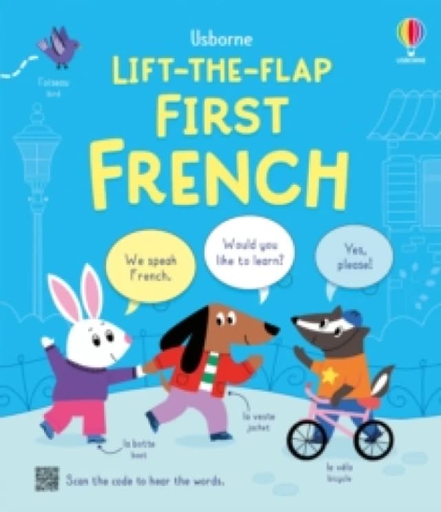 Lift-the-flap First French Board book