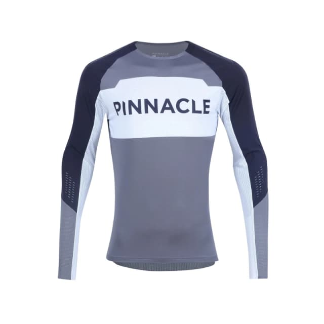 Pinnacle Mens MTB Dri-FIT Long Sleeve Cycling Jersey Multi male Small