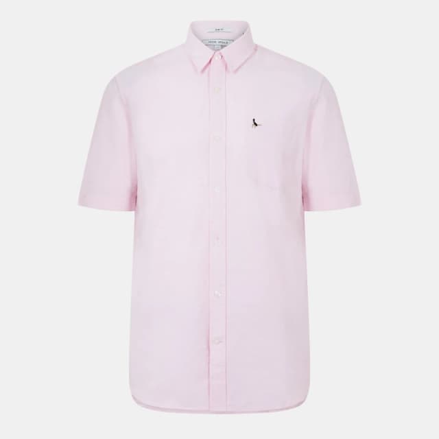 Jack Wills Stableton Classic Oxford Shirt Mens Pink male XS