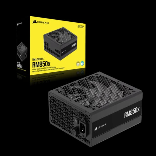 CORSAIR RMx Series RM850x Cybenetics Gold ATX3.1 PCIe5.1 Fully Modular Power Supply - CP-9020270-UK