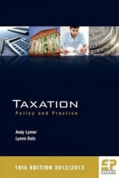 Taxation by Andrew Lymer and Lynne Oats Paperback