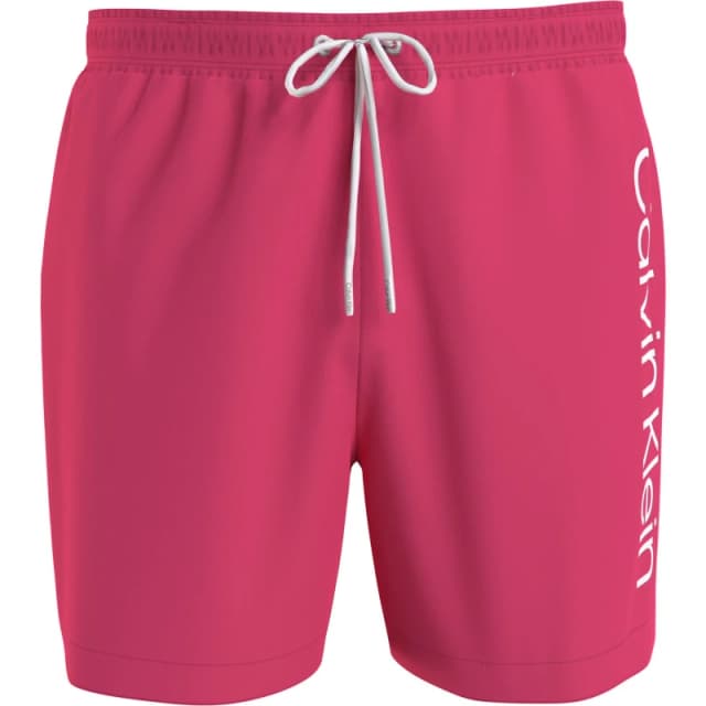 Calvin Klein Large Logo Swim Shorts - Pink Pink S