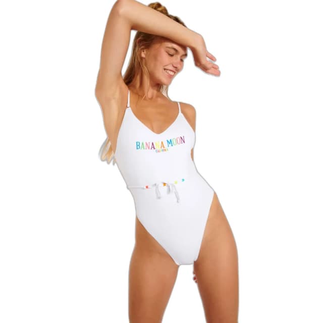 banana moon Womens 1 Piece swimsuit Banana Moon Newton Colormoo Blanc Female 2XS