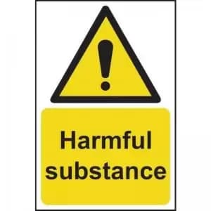 Harmful Substance’ Sign; Self-Adhesive Vinyl 200mm x 300mm