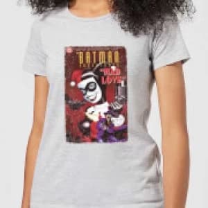 DC Comics Batman Harley Mad Love Womens T-Shirt - Grey - 3XL