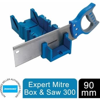 Mitre Saw & Box Tenon For Wood Expert 300 x 90mm 335464 - Silverline
