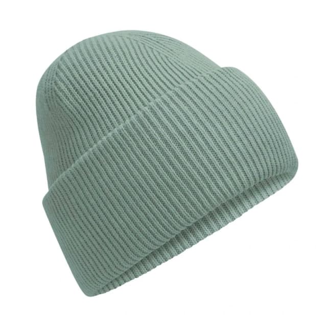 Beechfield Mens Classic Deep Cuffed Beanie in Light Green Light Green Male One Size