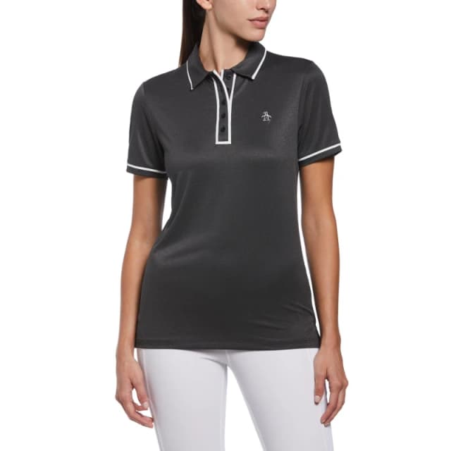 Original Penguin Golf Essentials Performance Polo Womens - Black 8