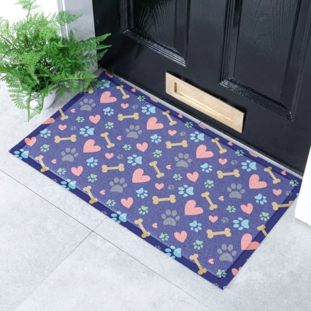 Native Natural Paws And Bones Dog Doormat Doormat (70 X 40Cm)