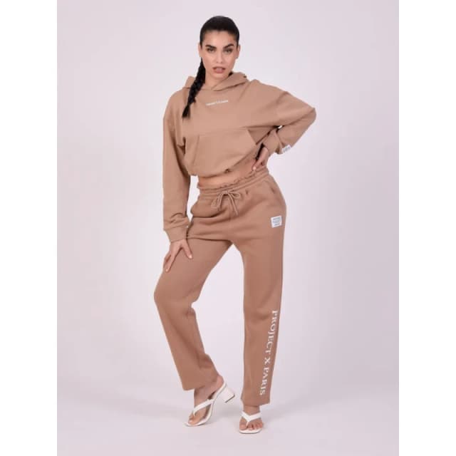 Project X Paris Womens logo script jogging trousers Project X Paris Marron Female XS