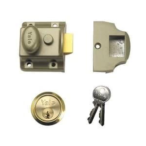 Yale Locks 723 Deadlatch 40mm Backset ENB Finish Box