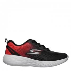 Skechers GoRun 600 Junior Trainers - Black/Red