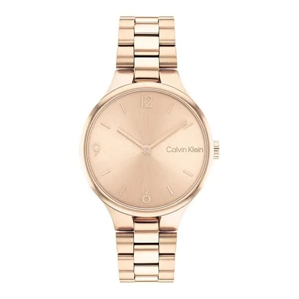 Calvin Klein 25200131 Rose Gold Plated Bracelet Watch - W4666