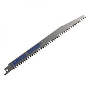 IRWIN Sabre Saw Blade for Wood and Plastic Cutting S1131L 225mm Pack of 5