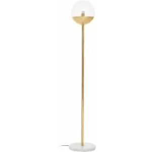 Premier Housewares - Revive Gold Finish Metal Floor Lamp