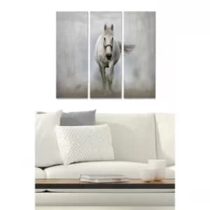 MDF1864334 Multicolor Decorative MDF Painting (3 Pieces)