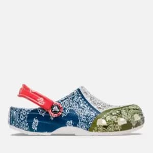 Crocs Classic Bandana-Print Rubber Clogs - M3W4
