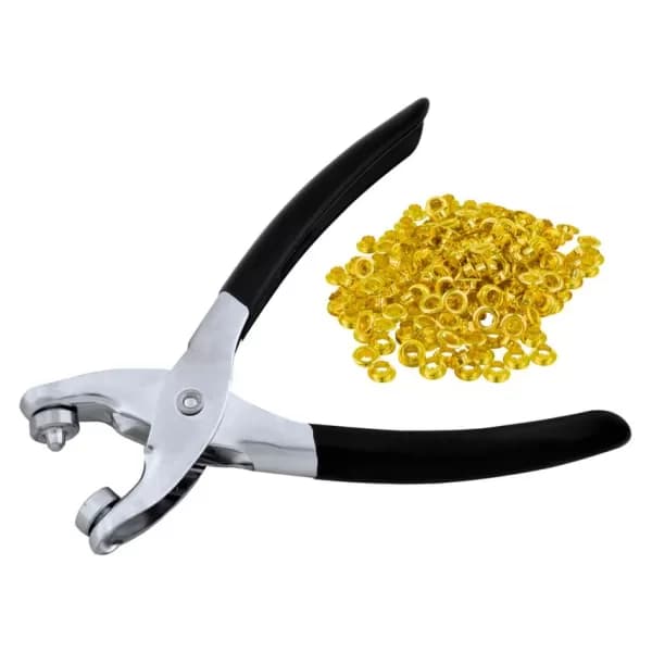 Rolson Eyelet Pliers, 190mm, 100pc Eyelets