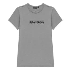 Napapijri Boys Small Box T Shirt - Grey