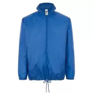 SOLS Unisex Shift Showerproof Windbreaker Jacket (M) (Royal Blue)