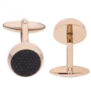 Fred Bennett Rose Gold Plated Round Cufflinks V498