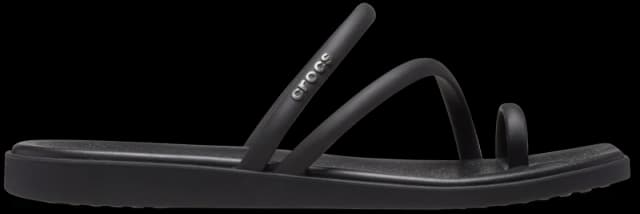 Crocs Women Miami Toe Loop Sandals Black 3