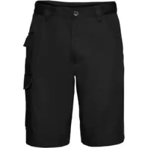 Russell Workwear Twill Shorts (28W) (Black) - Black