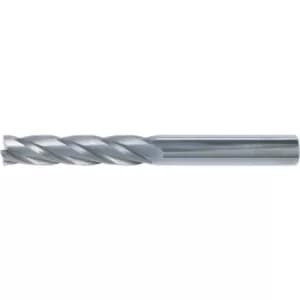 1/4" Carbide 4 Flute Plain Shank Long Series End Mill