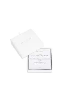Joma Jewellery Beautifully Boxed A Littles Wonderful Mum Silver Bracelet 17.5Cm Stretch