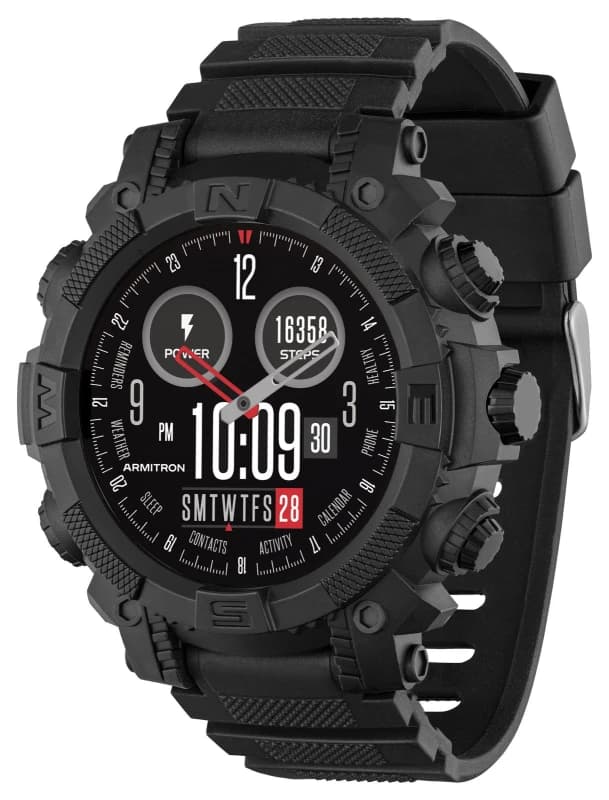 Reflex Active Series 38 Black Sports Calling Smart Watch