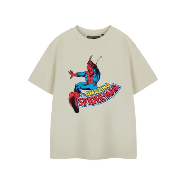 Marvel Short Sleeved T-Shirt Beige