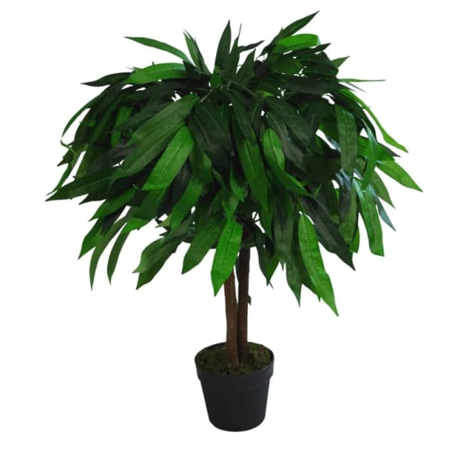 Leaf Large 80cm Tall Artificial Mango Tree: High-Quality, Realistic Foliage, Perfect for Any Space