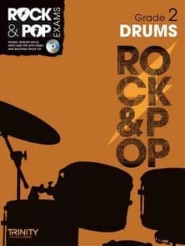 Trinity Rock and Pop Exams Drums Grade 2 Book