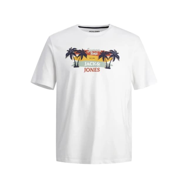 jack & jones T-Shirt round neck child Jack & Jones Summer SMU Vibe Blanc Male 8 ans