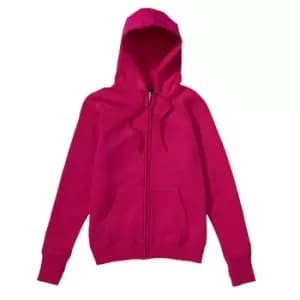 SG Mens Full Zip Urban Hooded Sweatshirt / Hoodie (3XL) (Dark Pink)