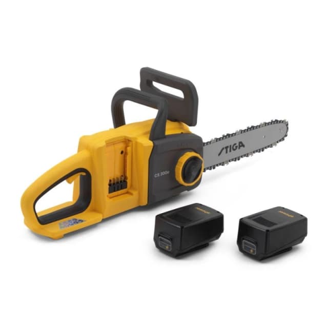 Stiga CS300e Cordless Chainsaw Kit (Inc 2 x Batteries & Charger)