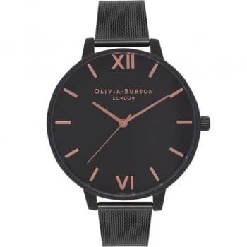 After Dark Black & Rose Gold Watch