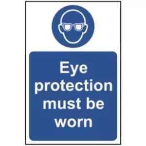 Eye protection must be worn - Sign - PVC (200 x 300mm)
