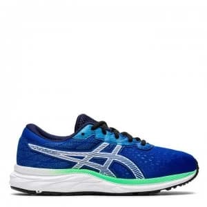 Asics Gel Excite 7 Junior Boys Running Shoes - Blue/White