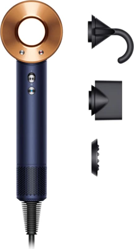 Dyson Supersonic Straight+Wavy Hair Dryer - Prussian Blue / Rich Copper