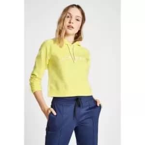 Jack Wills Berrow Crop Hoodie - Yellow