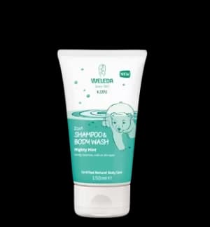 Weleda Kids 2-in-1 Mighty Mint Shampoo and Body Wash 150ml