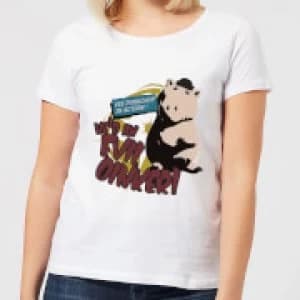 Toy Story Evil Oinker Womens T-Shirt - White - 3XL