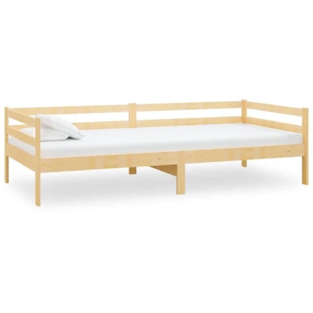 MINKUROW Day Bed without Mattress Solid Wood Pine 90x200cm vidaXL YX806930