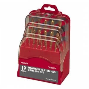 Makita 19 Piece HSS TiN Drill Bit Set