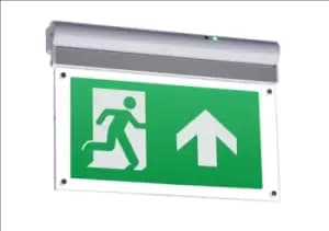 KnightsBridge 230V IP20 4W LED Self-Test Exit Sign